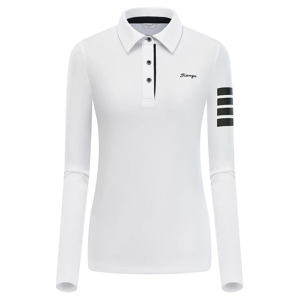TTYGJ Long Sleeve Polo Shirt