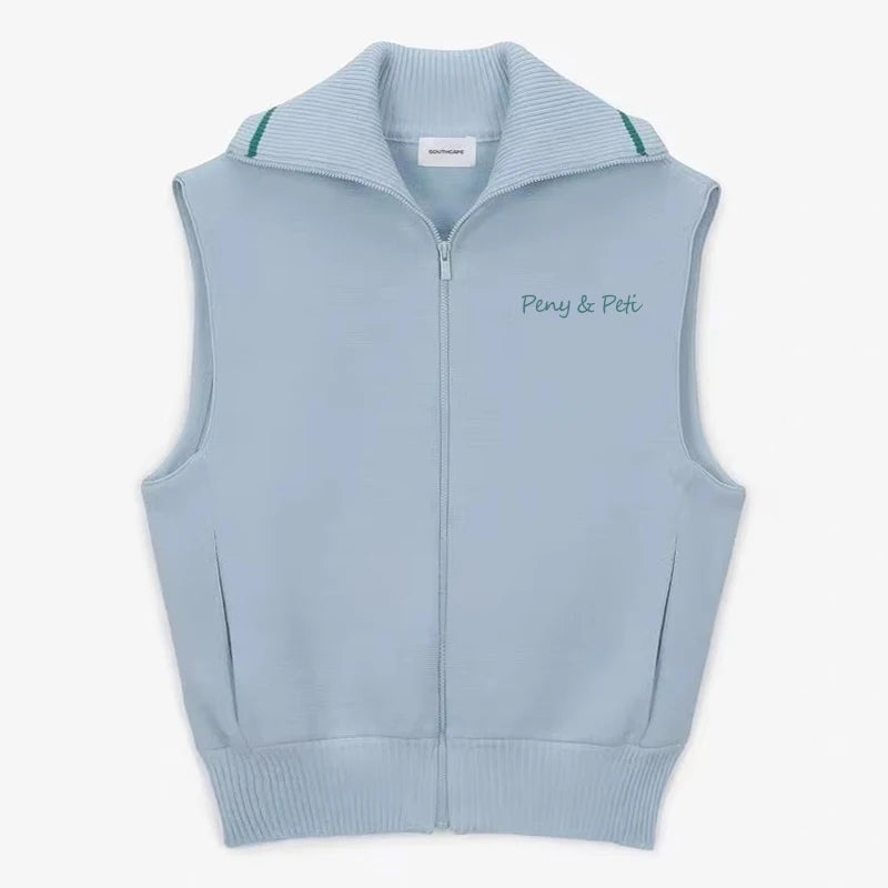 Sleevesless Knittet Vest