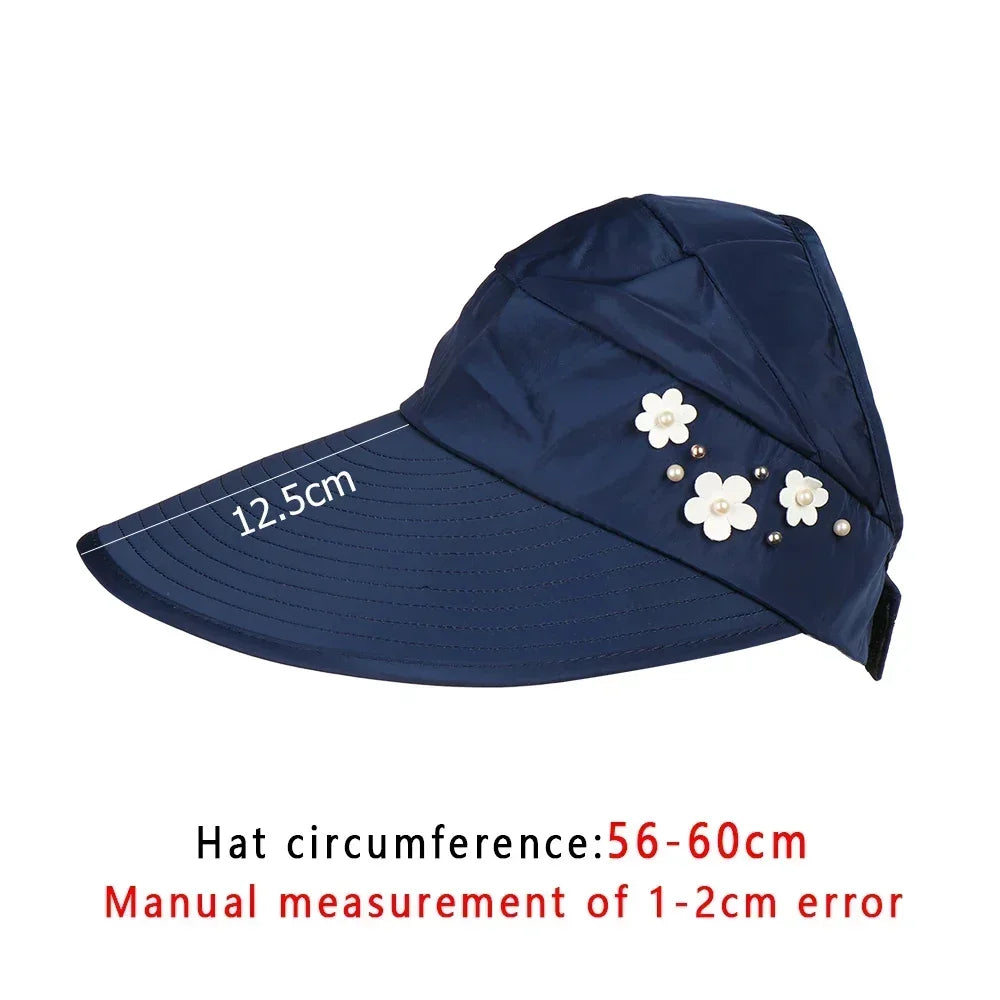 Women's UV Protection Wide Brim sun Cap