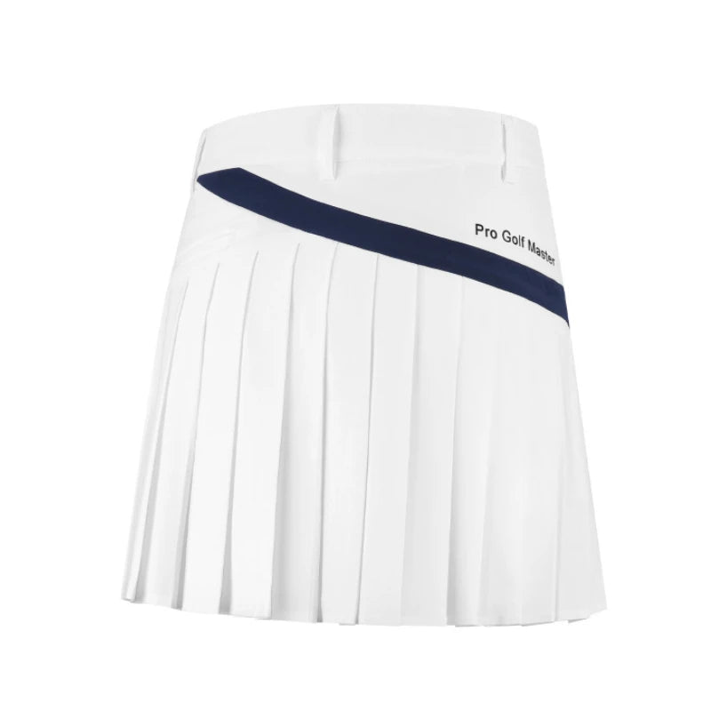 PGM Golf Skirt – Summer Breathable Pleated Skirt with Built-in Shorts