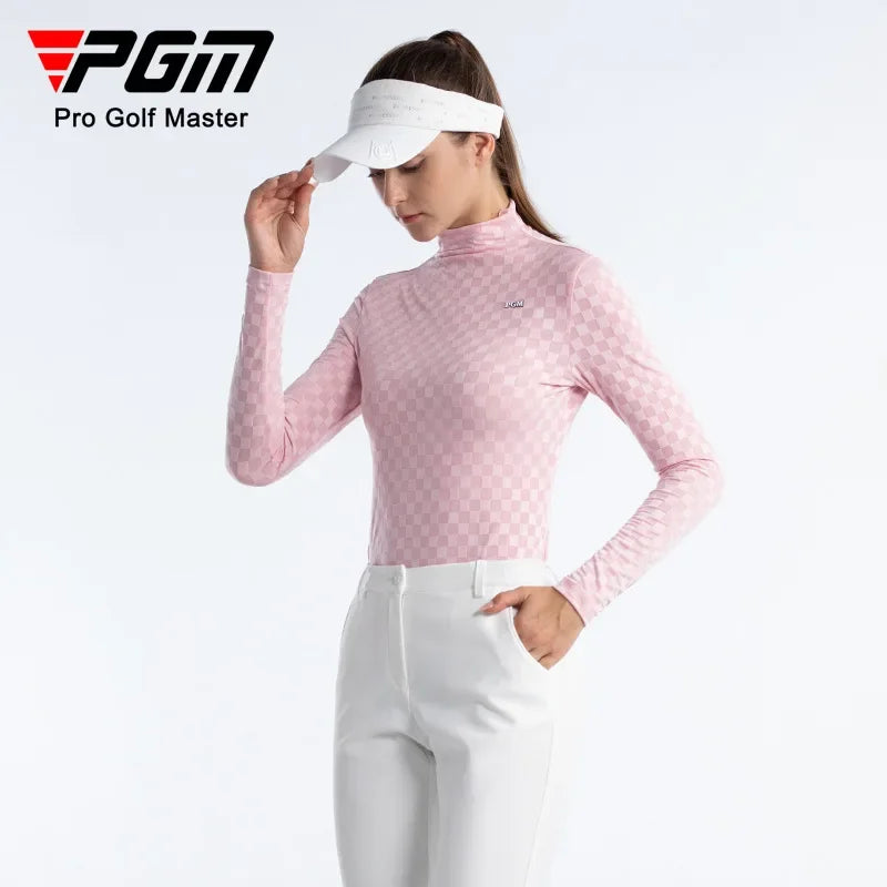 Womens Soft High Neck Golf Shirt