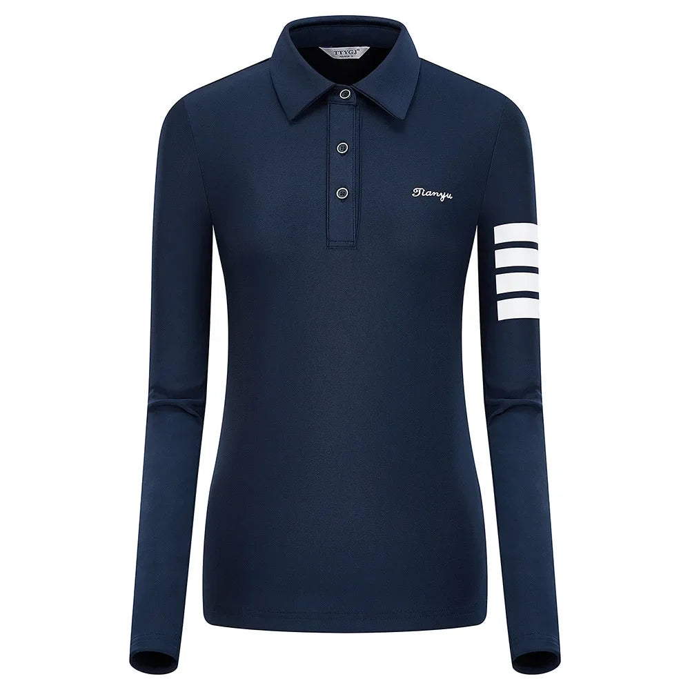 TTYGJ Long Sleeve Polo Shirt