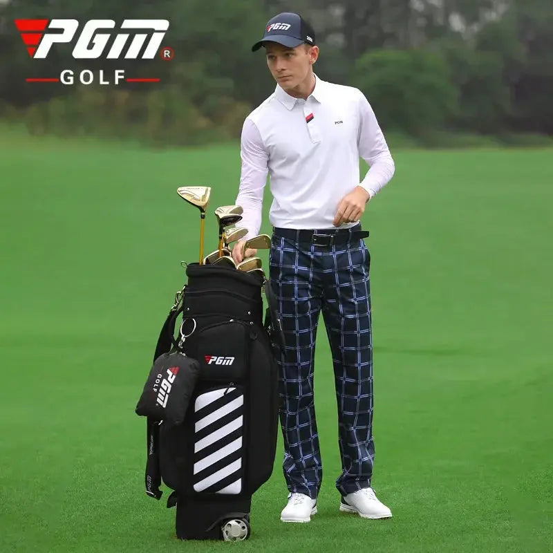 PGM Checkered Stretch Golf Pants