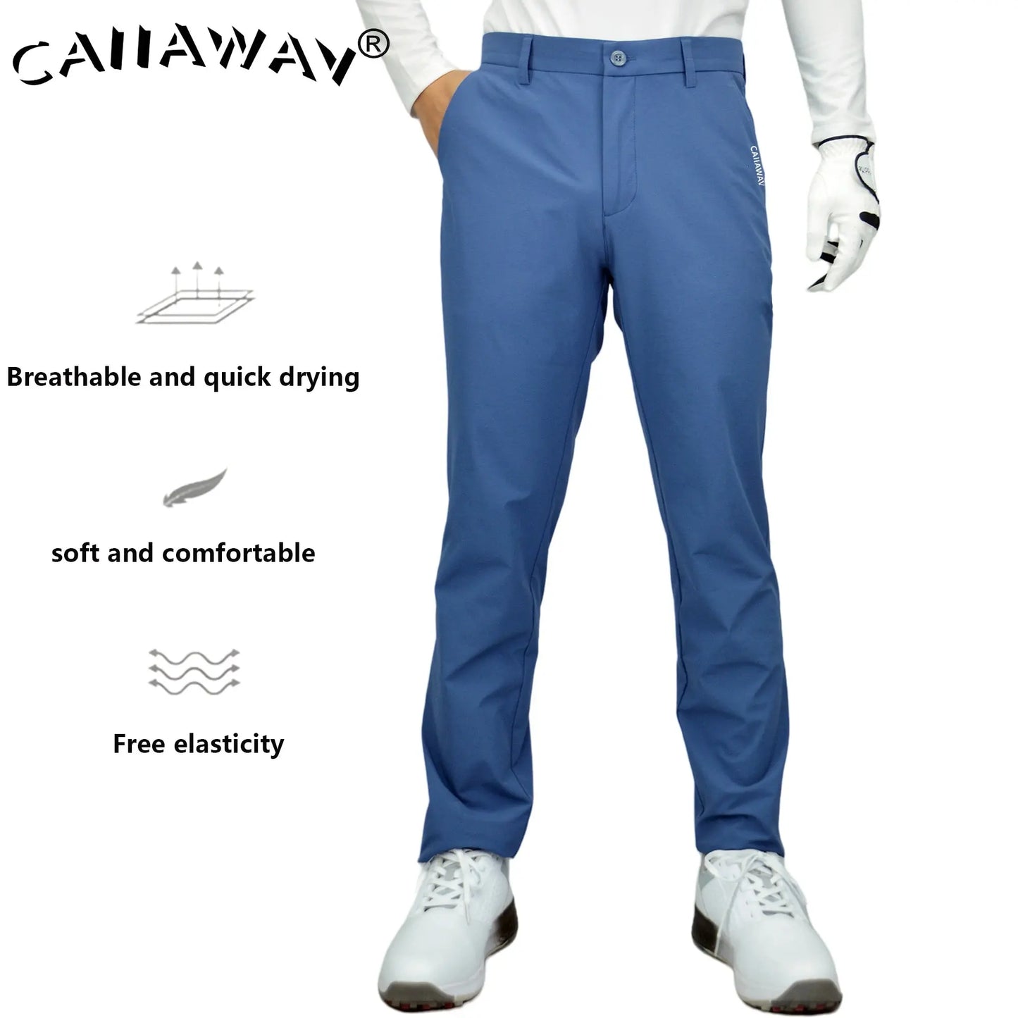Slim Fit Stretch Golf Pants