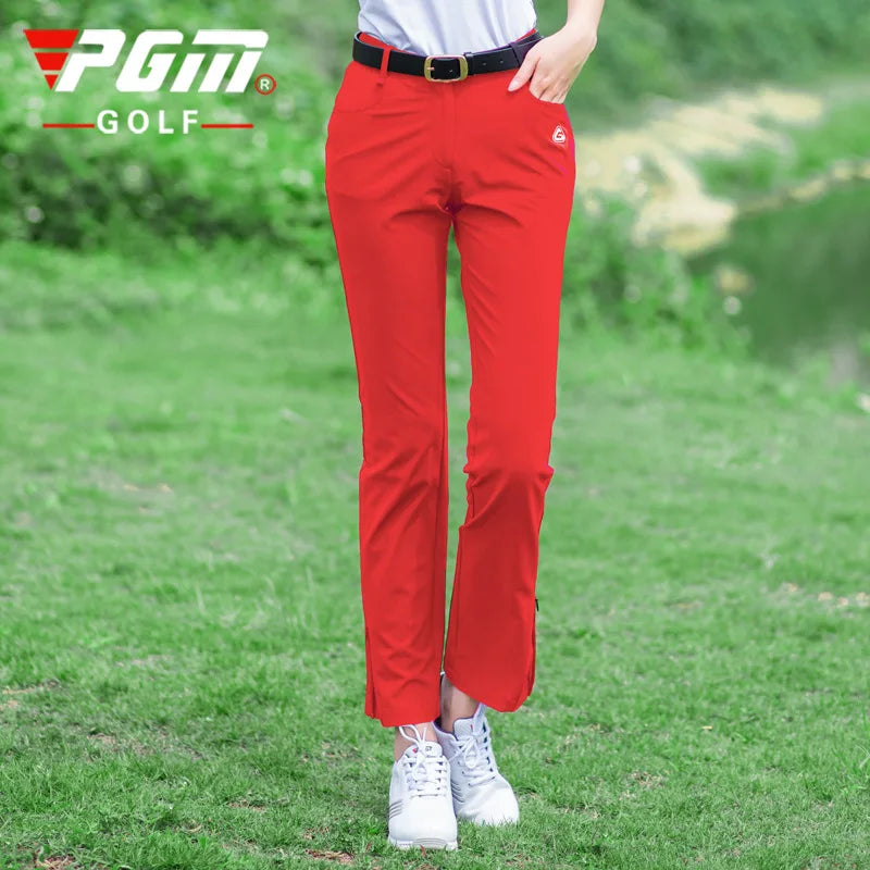 Slim Fit Woman Golf Trousers