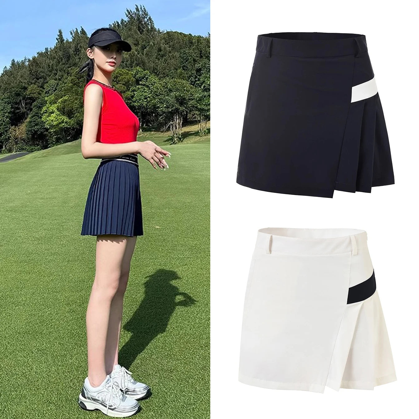Summer Breathable Short Mini Golf skirt