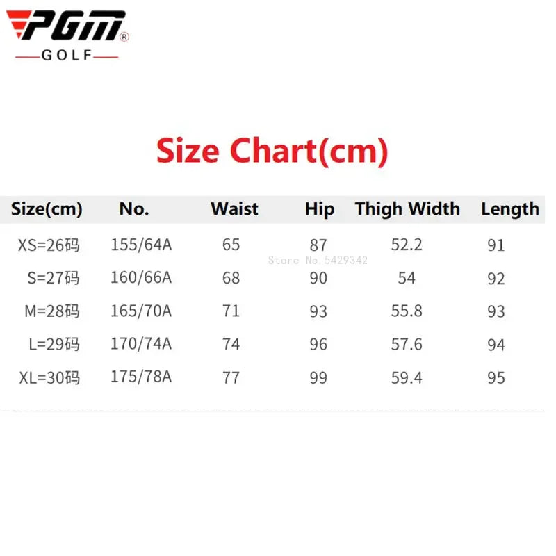 PGM Windproof Split Slim Trousers Ankle Length Pants