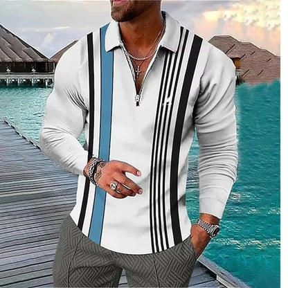 Modern long sleeved Golf Polo