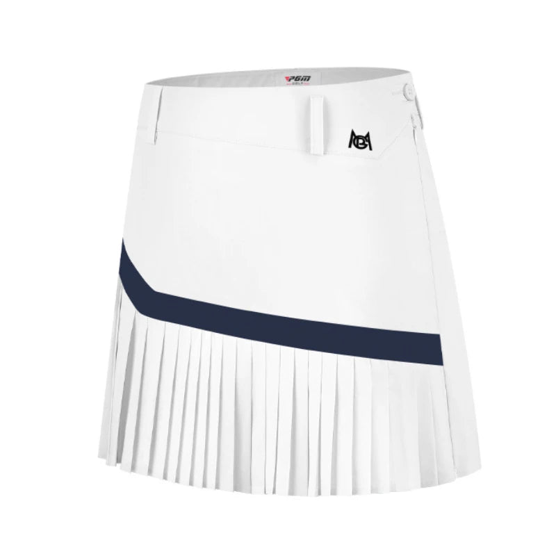 PGM Golf Skirt – Summer Breathable Pleated Skirt with Built-in Shorts