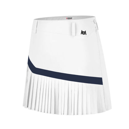 PGM Golf Skirt – Summer Breathable Pleated Skirt with Built-in Shorts