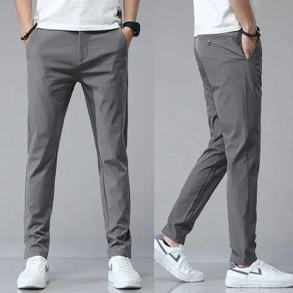 Men Slim Stretch Golf Trousers