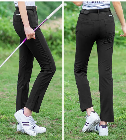 Slim Fit Woman Golf Trousers