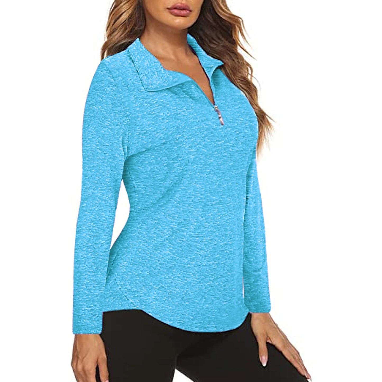 Womens Golf Shirt with Zipper