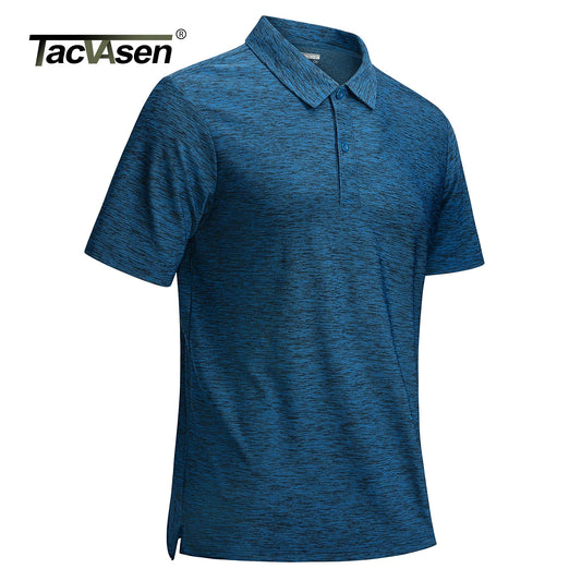 TACVASEN Golf Polo Shirt – Quick Dry, Lightweight & Breathable Summer Tee