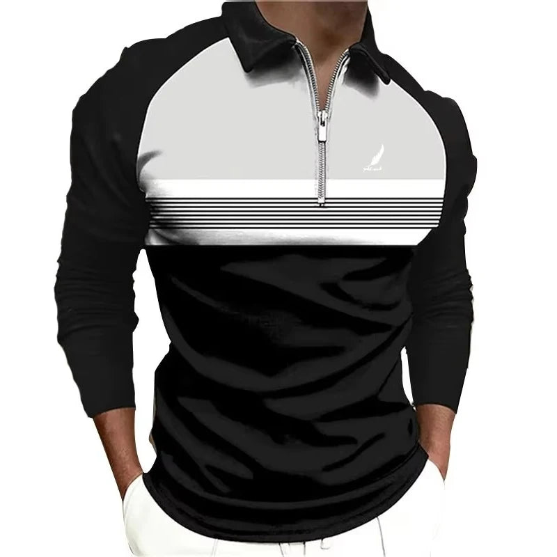 Modern long sleeved Golf Polo