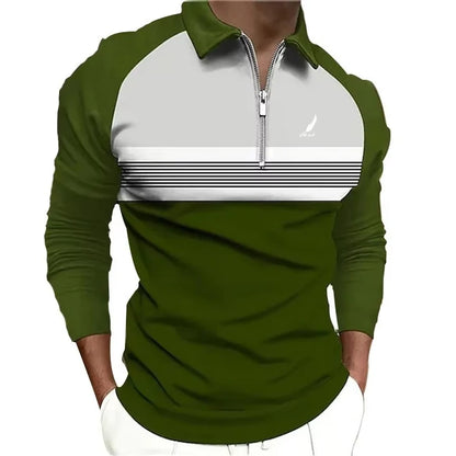 Modern long sleeved Golf Polo