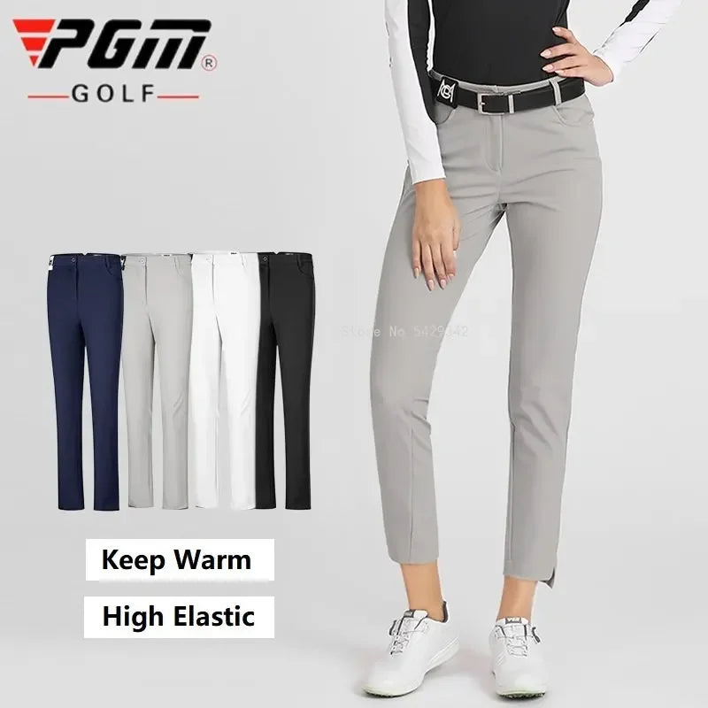 PGM Windproof Split Slim Trousers Ankle Length Pants