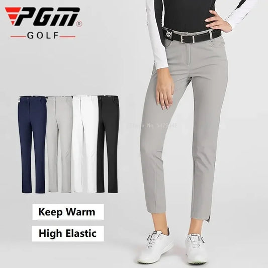 PGM Windproof Split Slim Trousers Ankle Length Pants