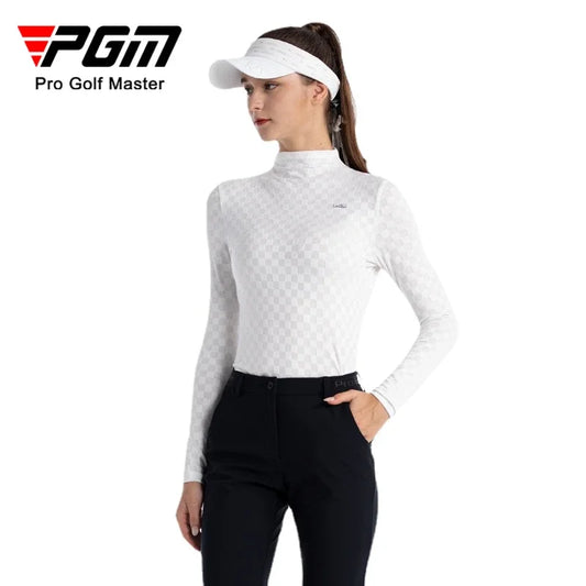 Womens  Soft High Neck Golf Shirt