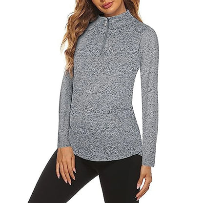 Womens Golf Shirt with Zipper