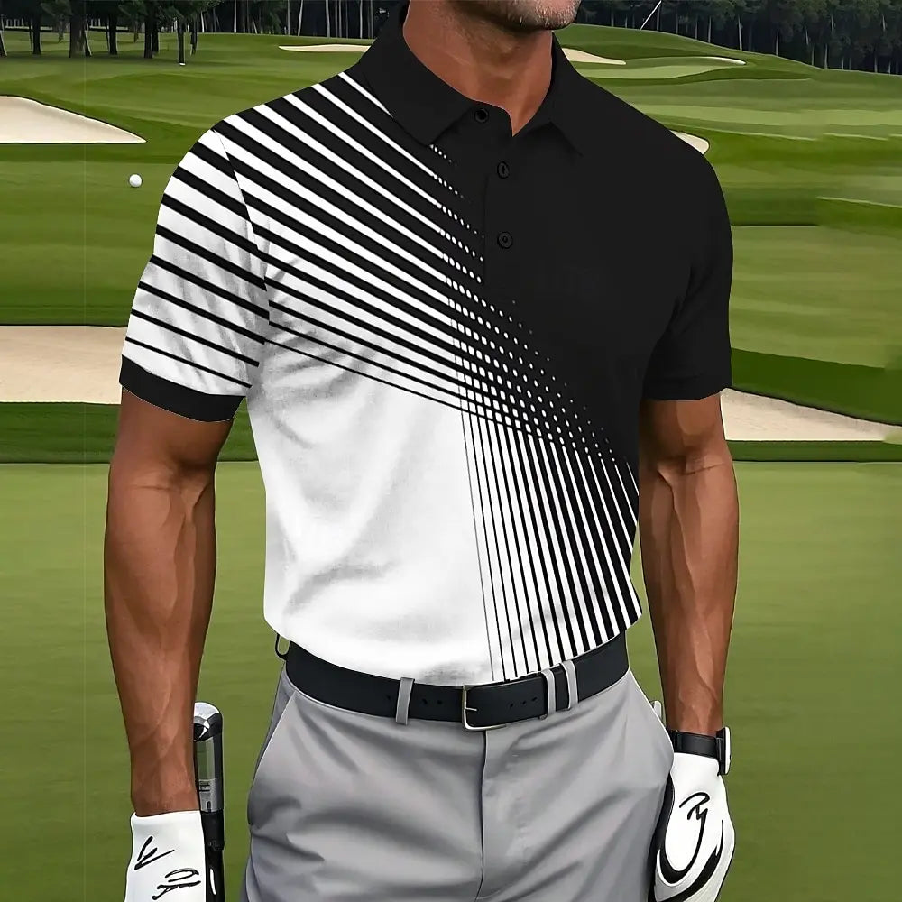 Men Outdoor Stylish Golf Polo