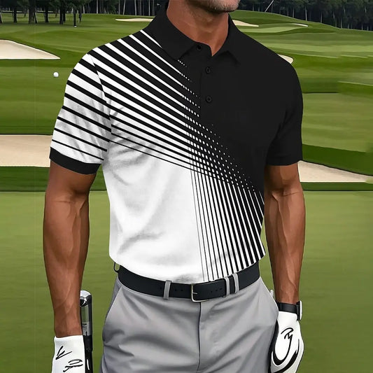 Men Outdoor Stylish Golf Polo