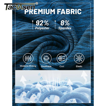 TACVASEN Golf Polo Shirt – Quick Dry, Lightweight & Breathable Summer Tee