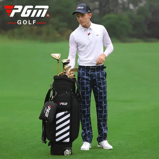 PGM Checkered Stretch Golf Pants