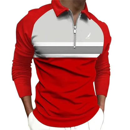Modern long sleeved Golf Polo