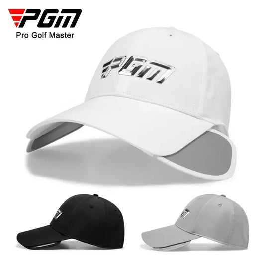 PGM Men Golf  Retractable Brim Breathable Baseball Cap