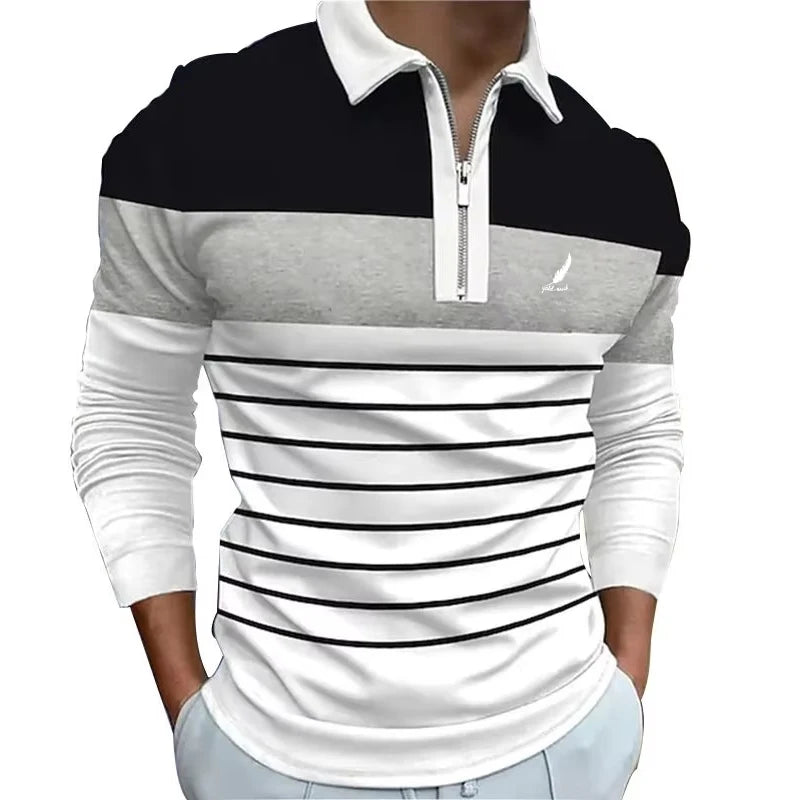 Modern long sleeved Golf Polo